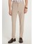 Erkek Slim Fit Dar Kesim Chino Yandan Cepli Pamuklu Taş Pantolon 1