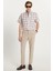 Erkek Slim Fit Dar Kesim Chino Yandan Cepli Pamuklu Taş Pantolon 4