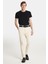 Erkek Regular Fit Chino Esnek Yandan Cepli Önü Fermuarlı Pamuklu Dokulu taş Pantolon 4