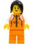 Minifigür Woman Orange Tracksuit HOL266 1