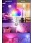Rgb LED Ampül Kumandalı Ambiyans Aydınlatma Tasarruflu Lamba Renk Değiştiren LED Işık 3