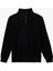 Uzun Kollu Ribanalı Yarım Fermuarlı Sweatshirt 1