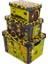 Style Box Giraffe - Set - 3 Parça Dekoratif Saklama Kutusu 2