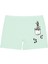 Kız Çocuk Boxer 3'lü Baskılı (%96 Pamuk - %4 Elastan) 3