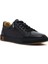 Erkek Beyaz Bağcıklı Deri Sneaker 25WFD697118 6