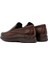 Erkek Kahverengi Deri Casual Loafer 25WFD676218 5