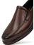 Erkek Kahverengi Deri Casual Loafer 25WFD676218 9