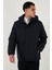 Regular Fit Çıkarılabilir Kapüşonlu Astarlı Mont Erkek Mont 497HECTOR 4