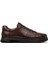 Erkek Kahverengi Bağcıklı Deri Casual Sneaker 25WFD676918 1