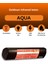 Aqua 1500 Watt GSA15 Kumandasız Suya Dayanıklı Elektrikli Infrared Isıtıcı-Siyah 1
