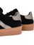 Kadın Siyah Bağcıklı Süet Deri Sneaker 25AFD370910 10