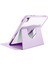 iPad 10. Nesil 11. Nesil A16 2022 - 2025 10.9" Uyumlu Kılıf Simplism 360 Dönen Yatay Dikey Standlı Kalemlikli Kılıf Arkası Şeffaf 3