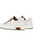 Erkek Beyaz Bağcıklı Deri Sneaker 25WFD697118 5