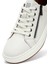 Erkek Beyaz Bağcıklı Deri Sneaker 25WFD697118 8