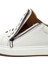 Erkek Beyaz Bağcıklı Deri Sneaker 25WFD697118 9