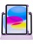 iPad 10. Nesil 11. Nesil A16 2022 - 2025 10.9" Uyumlu Kılıf Simplism 360 Dönen Yatay Dikey Standlı Kalemlikli Kılıf Arkası Şeffaf 8