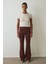 Cappuccino Easy Yüksek Bel Slim Fit Ispanyol Paça Pantolon 2
