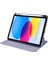 iPad 10. Nesil 11. Nesil A16 2022 - 2025 10.9" Uyumlu Kılıf Simplism 360 Dönen Yatay Dikey Standlı Kalemlikli Kılıf Arkası Şeffaf 4
