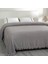 Alessa Çift Kişilik Pike Takımı %100 Organik Pamuk Jakarlı Gri 220X240 cm 3