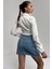 Gömlek Yaka Beli Bağlamalı Crop Bluz 5