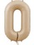 0 Rakamı Karamel Folyo Balon 34 Inch 86 cm 1
