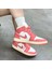 Air Jordan 1 Mid Bred Toe (W) Unisex Spor Ayakkabı 2