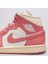 Air Jordan 1 Mid Bred Toe (W) Unisex Spor Ayakkabı 4