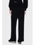 Logolu Relaxed Fit Yırtmaçlı Geniş Paça Jogger Pantolon Bayan Pantolon XW001289 AF16111 UC001 3