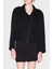 Slim Fit Apaş Yaka Simli Dokuma Ceket Bayan Ceket XW001236 AF16198 UC001 1