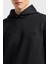 Taşlı Logolu Streç Regular Fit Kapüşonlu Sweat Erkek Sweat EM003673 AF19556 UC001 4