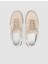 %100 Hakiki Deri Bej Bağcıklı Kadın Sneaker 9