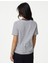 Saf Pamuklu Kısa Kollu Çizgili T-Shirt 3
