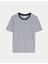 Saf Pamuklu Kısa Kollu Çizgili T-Shirt 4