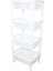 4 Katlı Sepet Düzenleyici - Raf Ünitesi Tekerlekli 400X295X960MM (4887) 1