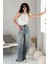 Kadın Mavi Baggy Jeans Yüksek Bel 6