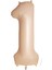 1 Rakamı Karamel Folyo Balon 34 Inch 86 cm 1