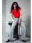 Kadın Mavi Yüksek Bel Baggy Pantolon Jeans 2