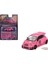 1:64 Abarth 595 Lb Works x Abas Works Pink Blister Paket Diecast Model Araba 1