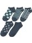 KALP 5 LI PTK-W 5PR Mavi Kadın 5'li Patik Çorap 1