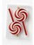Yılbaşı Ağacı Süsü Kırmızı Beyaz Spiral Lolipop Şeker 2'li Set 2