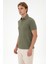 Erkek Koyu Haki Tişört Basic 50306015-VR111 3