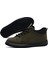 GR0222 Hakiki Süet Deri Koyu Yeşil Lastik Bağcık İthal Taban Sneaker Erkek Ayakkabı 8