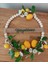 Limonlu Ahşap Boncuklu Kapı Süsü 35 Cm, Hediye, Dekor, Yapay Çiçek 1