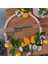Limonlu Ahşap Boncuklu Kapı Süsü 35 Cm, Hediye, Dekor, Yapay Çiçek 3
