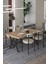 Ege 4 Kişilik Mutfak Masa Takımı -Krem Kumaş 70X110 W Mutfak Masası Ege Sandalye Krem Kumaş 1