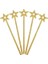 Altın Renk Yıldız Peri Asası Peri Değneği 34 cm 1 Adet 1