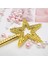 Altın Renk Yıldız Peri Asası Peri Değneği 34 cm 1 Adet 3