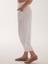 %100 Natural Keten Lastik Paçalı Yoga Pantolon 4