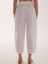 %100 Natural Keten Lastik Paçalı Yoga Pantolon 5