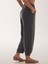 %100 Natural Keten Lastik Paçalı Yoga Pantolon 4